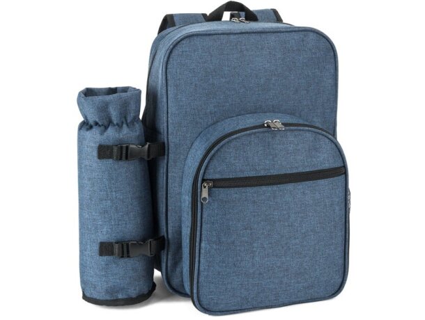 Mochila nevera whitsunday para pícnic con vajilla incluida Azul detalle 13