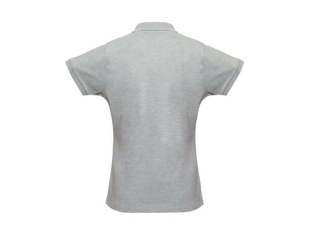Polo Berlin Women piqué algodón corte cinturón para mujer Gris claro matizado detalle 2
