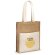 Bolsa de yute biodegradable natural personalizado