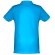 Polo Adam Kids de algodón para niños con cuello canalé Azul aqua detalle 5