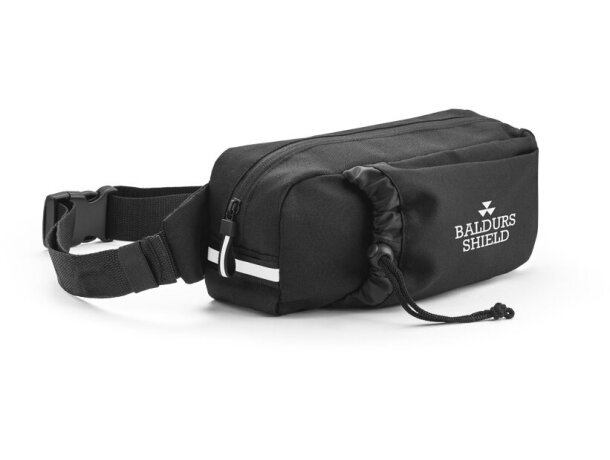 Riñonera Delfos Pouch rPET Negro detalle 8