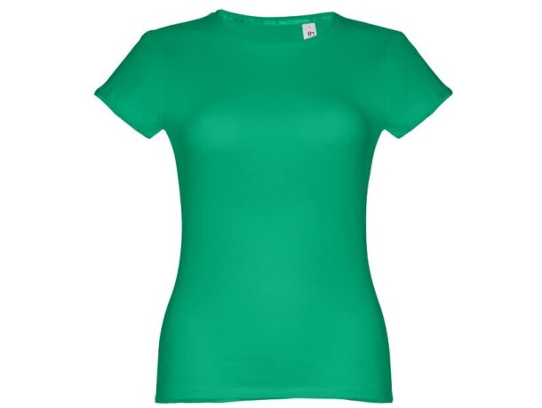 Camisetas manga corta corte entallado de algodón 150 g/m2 Thc Sofia Verde detalle 68