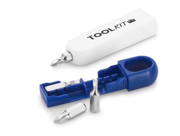 Kit de herramientas con 4 llaves azul