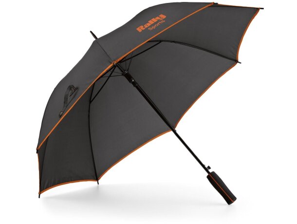 Paraguas Jenna con apertura automática Naranja detalle 1