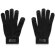 Guantes Burrow de poliéster reciclado rPET con puntas táctiles Negro detalle 7