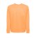 Sudadera unisex Colombo de algodón y poliéster, 240 g/m² Naranja coral