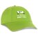 Gorra para bordado con 6 paneles verde claro