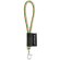 Lanyard tube short poliamida con mosquetón de 9 mm Verde hexachrome/Naranja