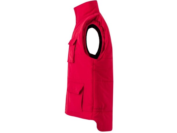 Chaleco acolchado multibolsillos Vl Mefitis poliéster 220 g/m² Rojo detalle 28