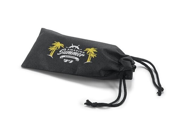 Funda Tobol para gafas de non woven con logo negro