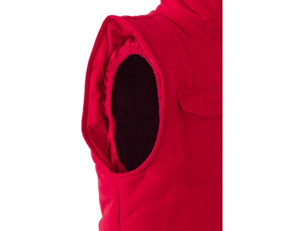Chaleco acolchado multibolsillos Vl Mefitis poliéster 220 g/m² Rojo detalle 30