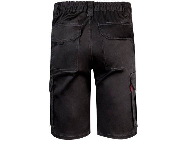 Bermudas elásticas multibolsillos Hebe con cinturilla elástica Negro detalle 28