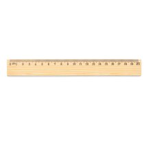 Regla de madera de pino Wesley 20 escala 20 cm