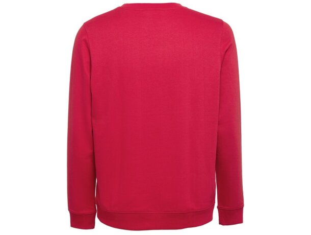Sudadera unisex Colombo de algodón y poliéster, 240 g/m² Rojo detalle 25