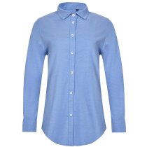 Camisa oxford Prithvi mujer manga larga