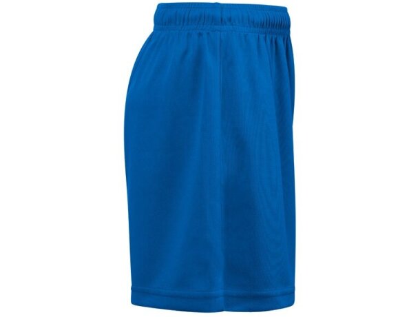 Pantalón corto deportivo infantil Match Kids poliéster reciclado Azul royal detalle 7
