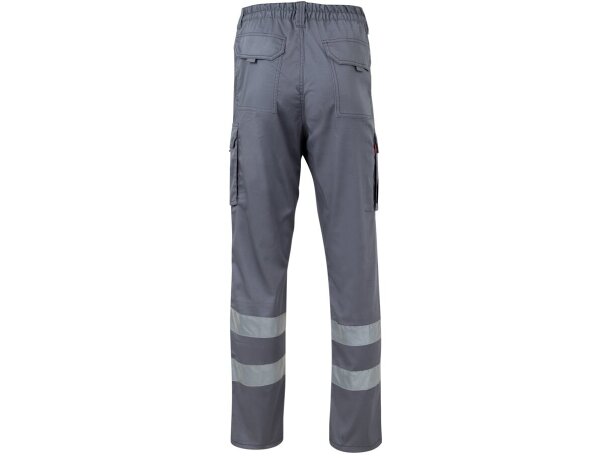 Pantalón multibolsillos vl dionysus bicolor reflectante Gris detalle 9