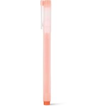 Subrayador con tapa en tonos claros personalizado naranja Subrayador con tapa en tonos claros personalizado naranja