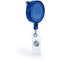 Porta identificaciones extensible personalizado azul