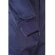 Mono de sarga yama con cremallera doble cursor y bolsillos Azul detalle 45