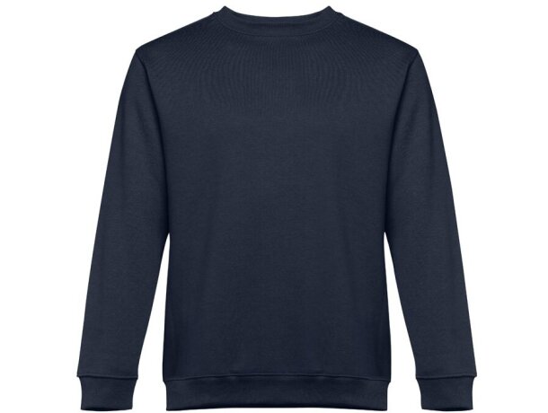Sudadera Delta unisex de algodón y poliéster con interior cardado Azul marino detalle 19