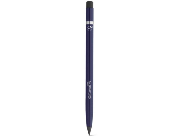 Bolígrafo limitless sin tinta de aluminio reciclado Azul detalle 5