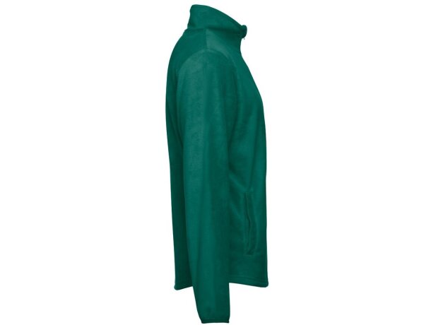 Chaqueta polar Helsinki con cremallera y bolsillos Verde oscuro detalle 7