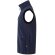 Chaleco soft shell Varuna con forro polar y cremallera invertida Azul marino detalle 4