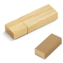 Memoria usb venter de bambú con capacidad de 8gb