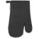 Manopla de cocina colores variados 100% algodón reciclado Hi!dea Rickey Negro detalle 8