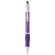 Bolígrafo de plástico ergonómico morado