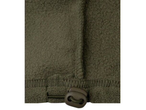 Chaqueta polar bicolor Eros con bandas reflectantes EN20471 Verde militar/Amarillo detalle 12
