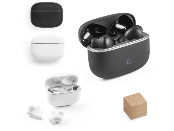 Auriculares inalámbricos cauby con anc, rábs reciclado y 10h detalle 1