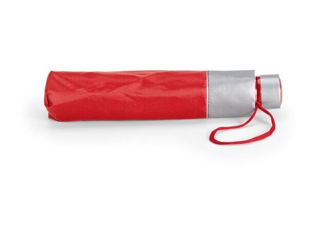 Paraguas plegable. rojo