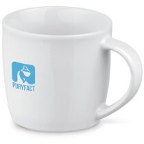 Taza de cerámica blanca de 370 ml blanco