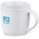 Taza de cerámica blanca de 370 ml blanco