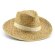 Sombrero de paja talla única personalizado natural