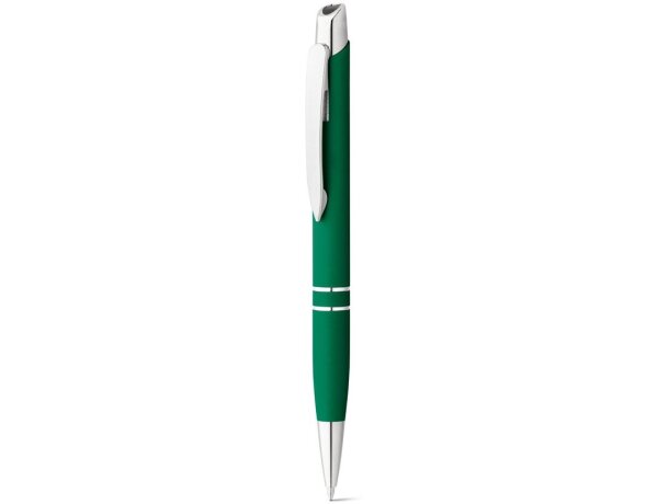Bolígrafo con nombre barato aluminio tinta azul Hi!dea Marieta Soft Verde detalle 6