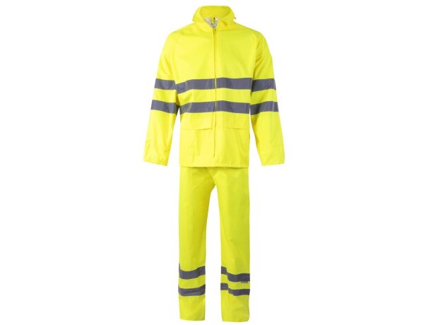 Traje de lluvia Venus alta visibilidad EN20471 clase 3 Amarillo hexachrome detalle 18