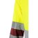 Polo bicolor alta visibilidad VL Vulcan manga larga Burdeos/Amarillo detalle 6