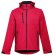Chaqueta softshell thc zagreb ii roja con capucha
