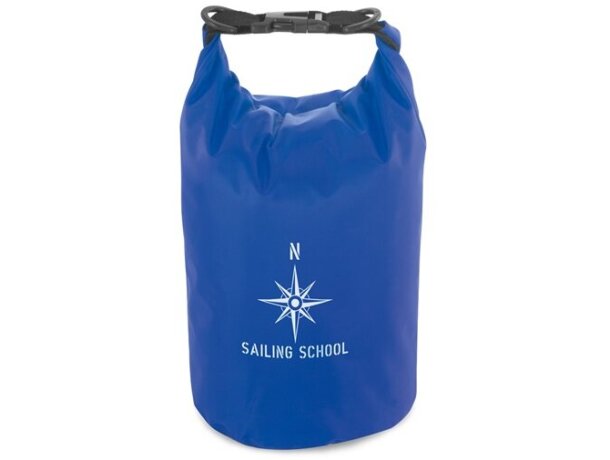 Bolsa de poliester impermeable grande azul royal
