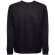 Sudadera unisex Colombo de algodón y poliéster, 240 g/m² Negro