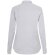 Camisa oxford Prithvi mujer elástica manga larga Gris claro detalle 5
