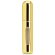 Atomizador de perfume linden de aluminio con ventana transparente Dorado
