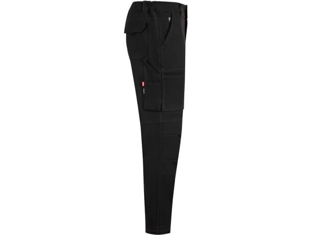 Pantalones nymphs de sarga elastica multiestiramiento 8 bolsillos Negro detalle 39