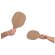 Raquetas de playa Tapia de MDF con pelota y bolsa de algodón Natural oscuro detalle 5