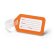 Identificador de maletas de varios colores naranja
