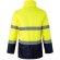 Parka bicolor themis large alta visibilidad reflectante Azul marino/Amarillo detalle 21