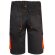 Bermudas Hemera bicolor multibolsillos con cinturilla elástica Negro/Naranja detalle 14